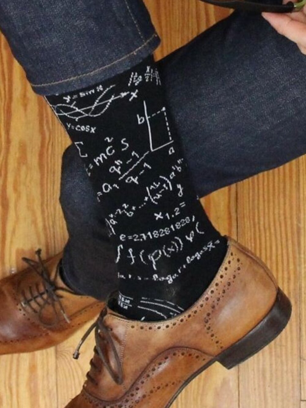 Men's Math Equation Socks Science ModCloth Hot Topic - Picture 6 of 6